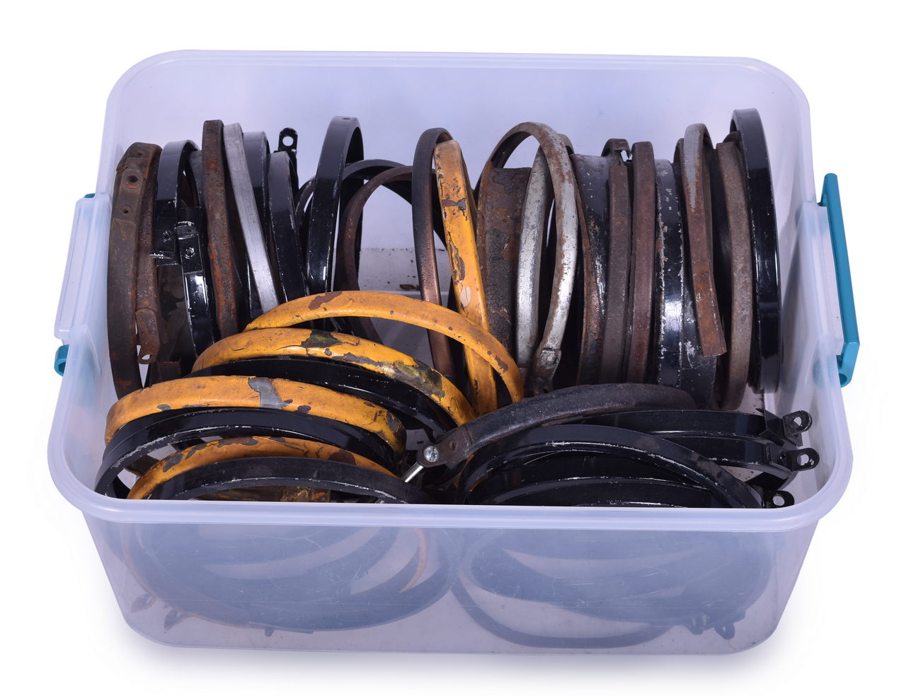 2218 - 45 Railroad Lantern and Lamp Lens Retaining Rings thumbnail