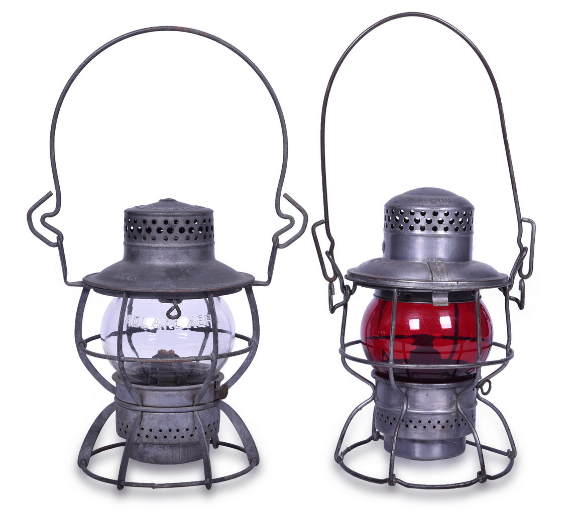 2220 - Chicago Transit Authority and Illinois Terminal Railway Lanterns - Adlake and Dressel thumbnail