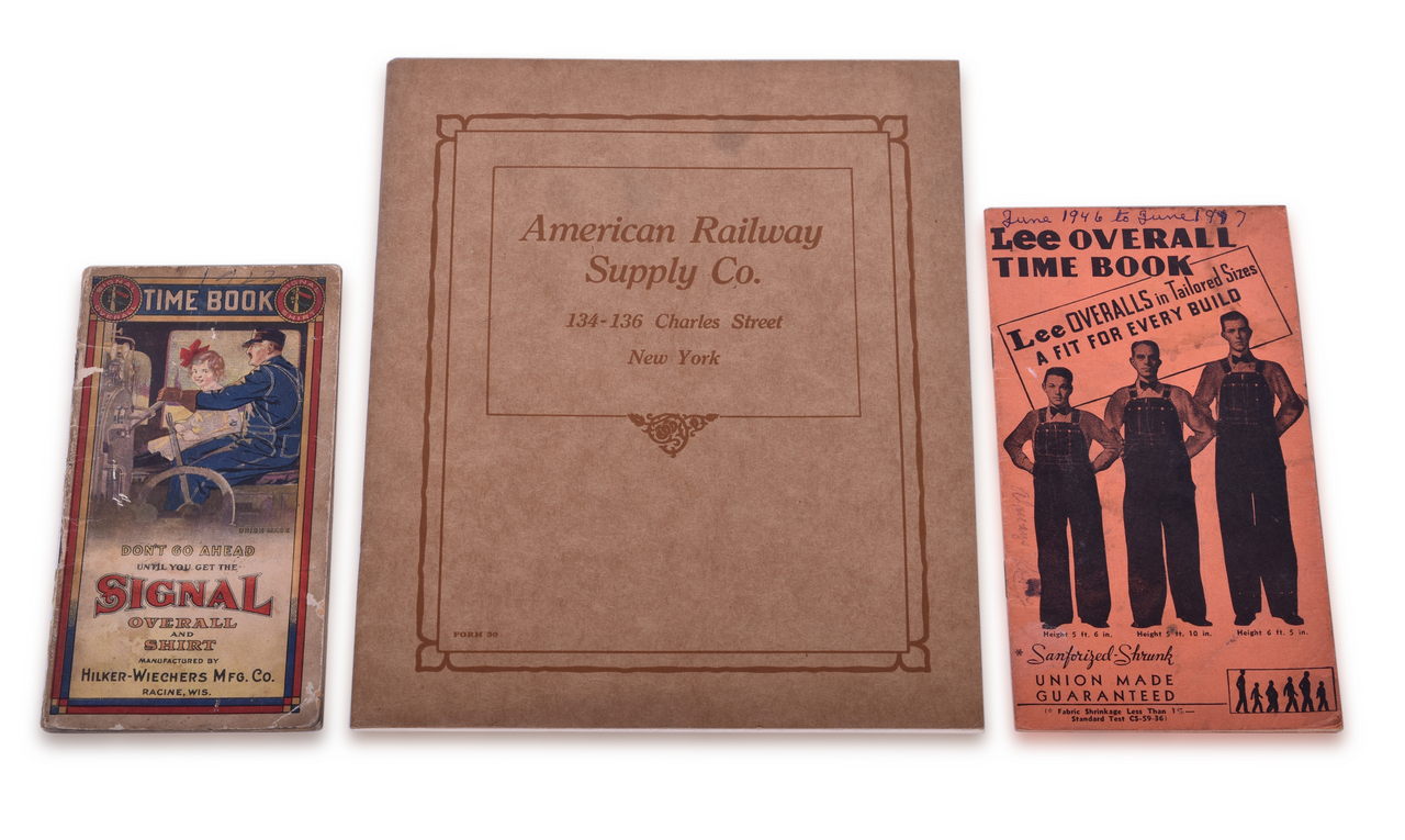 2248 - American Railway Supply Co. Catalog, Signal Overalls and Lee Overall Time Books thumbnail