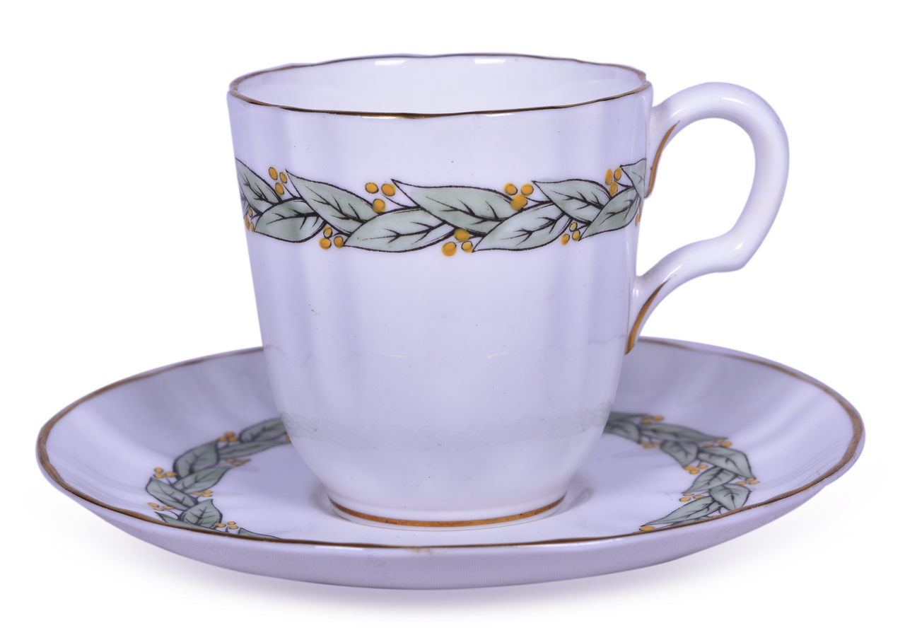 2263 - Illinois Central Railroad China Land O' Corn Demitasse Cup and Saucer Set thumbnail