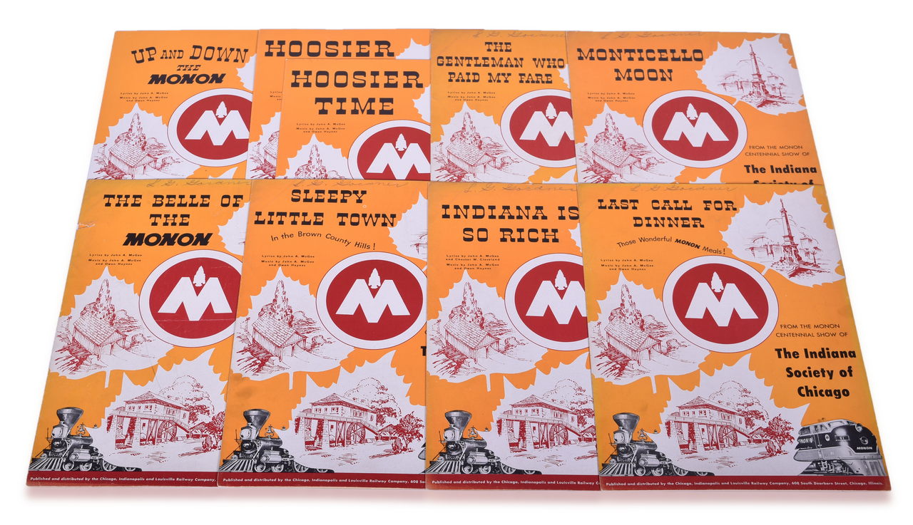 2290 - Nine Pieces of CI&L Railway Monon Centennial Show Sheet Music thumbnail