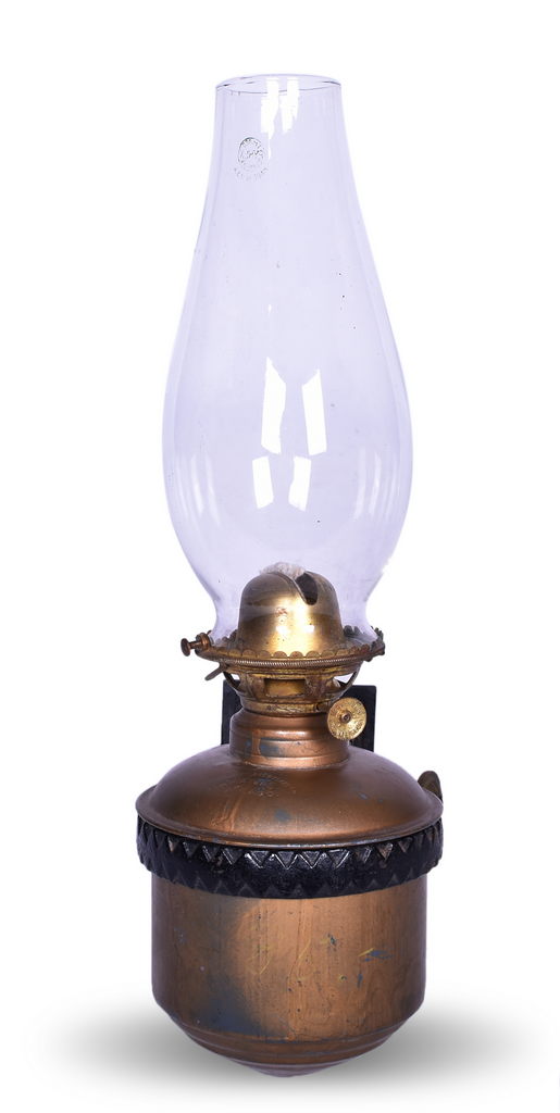 2420 - Adams & Westlake Brass and Cast Iron Railroad Wall / Side Lamp thumbnail