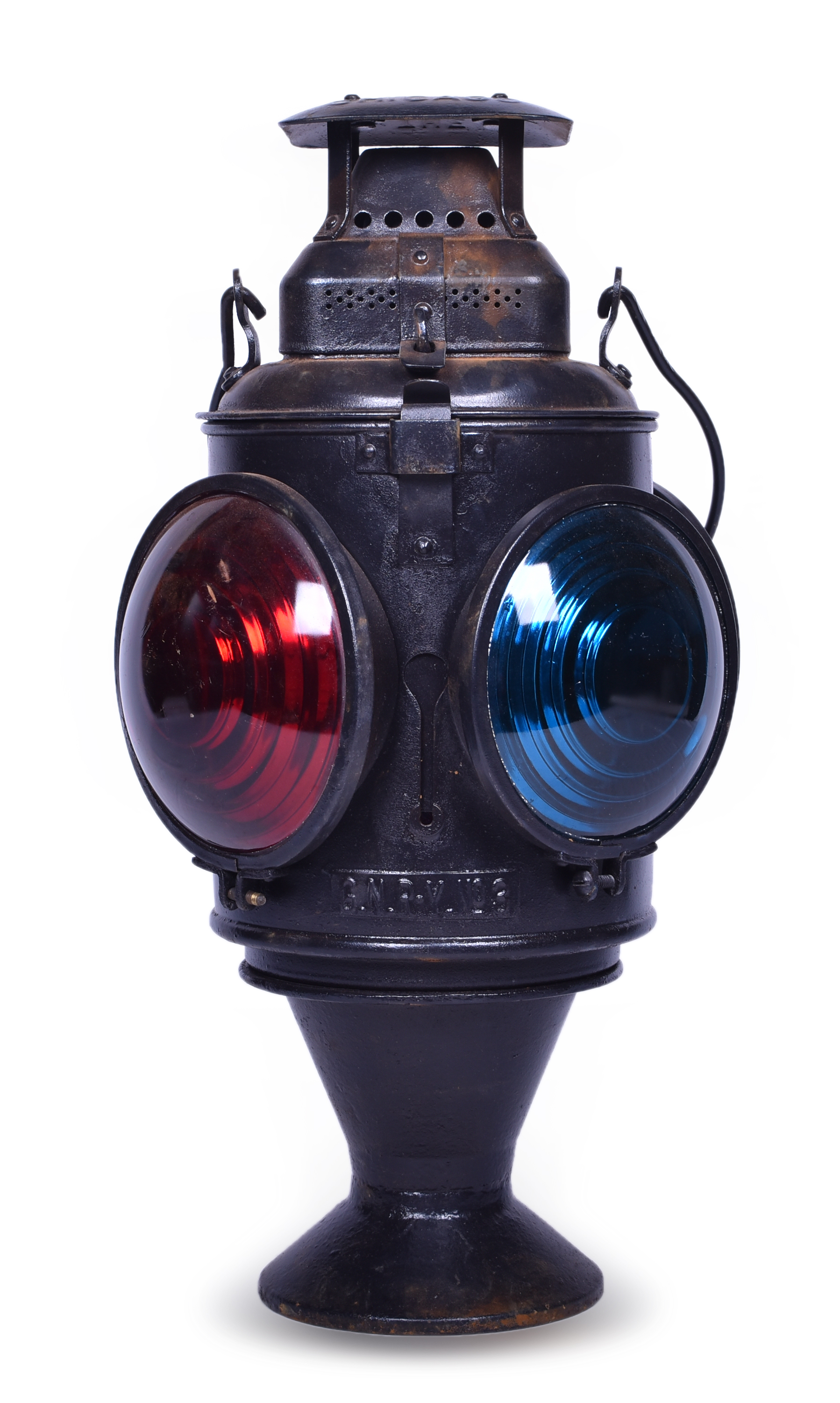 2454 - Adlake Great Northern Railroad No.3 Train Order Signal Lamp thumbnail