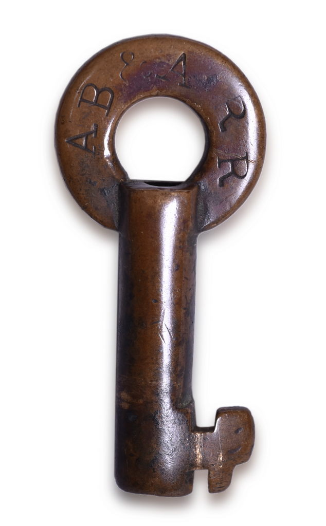 2498 - Atlanta, Birmingham & Atlantic Railroad Brass Key thumbnail