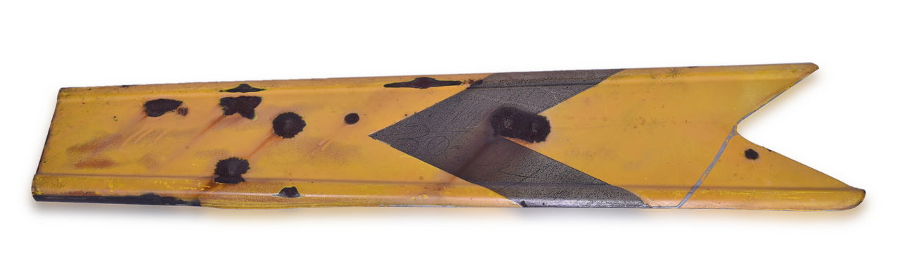 2518 - Porcelain Railroad Semaphore Blade thumbnail