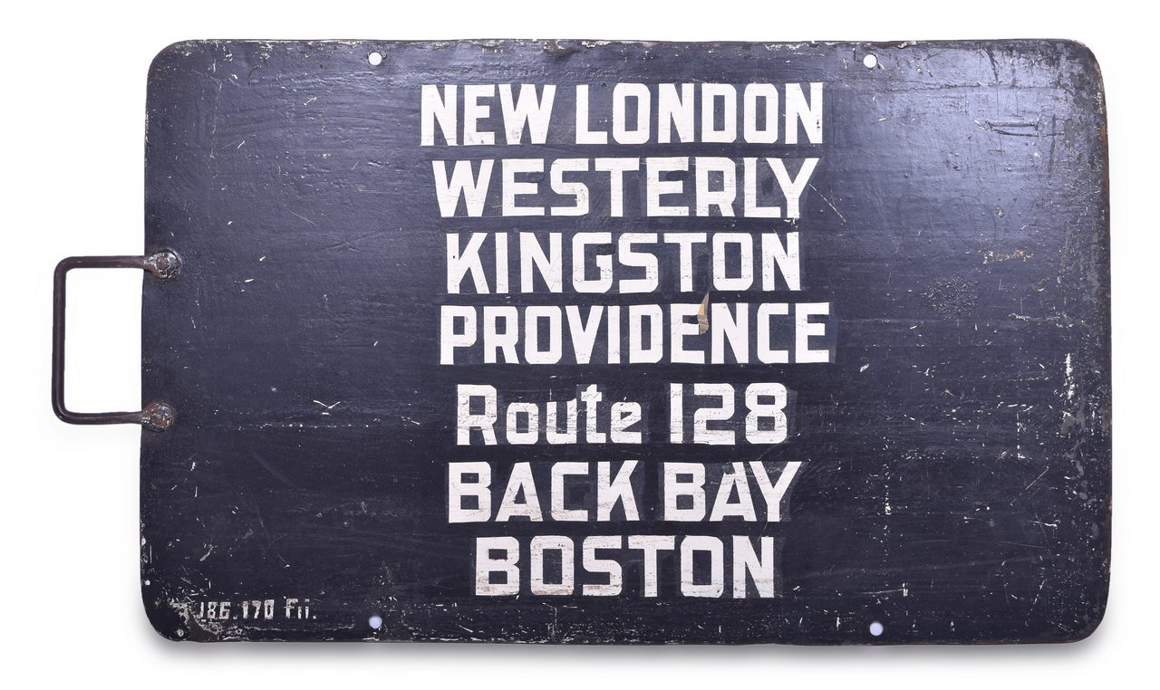 2546 - New York, New Haven, & Hartford Railroad Gate Sign thumbnail