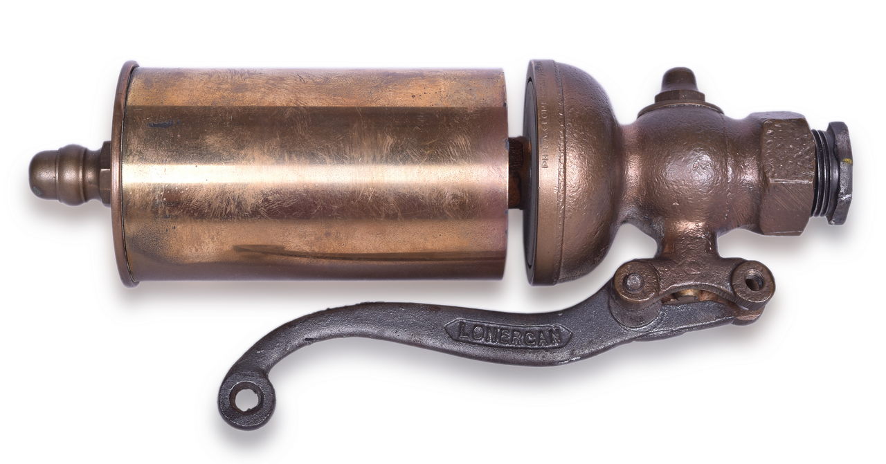 2554 - Lonergan Brass Single Chime Steam Whistle thumbnail