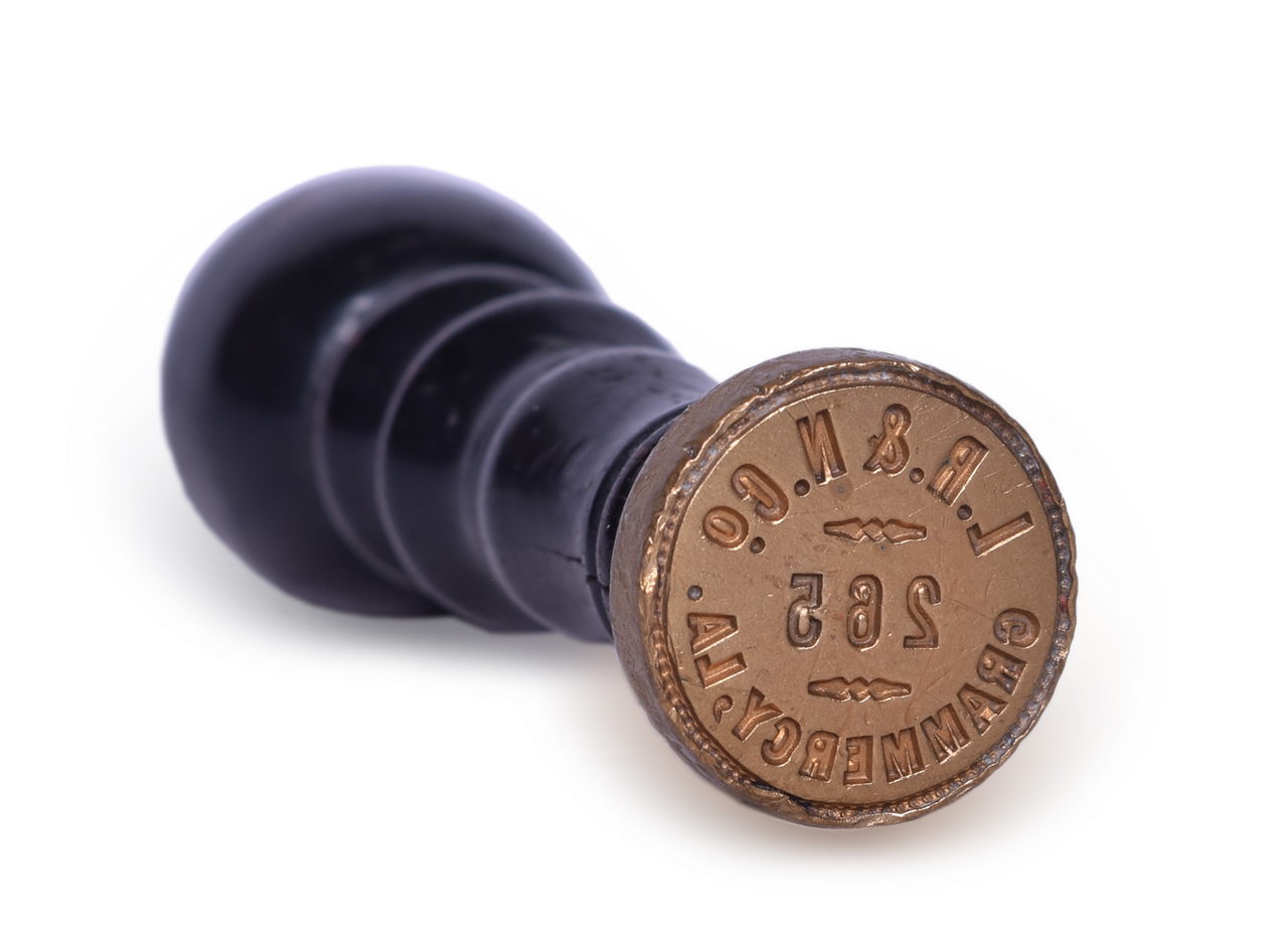 2599 - Louisiana Railway & Navigation Co 265 Grammercy Louisiana Wax Sealer thumbnail