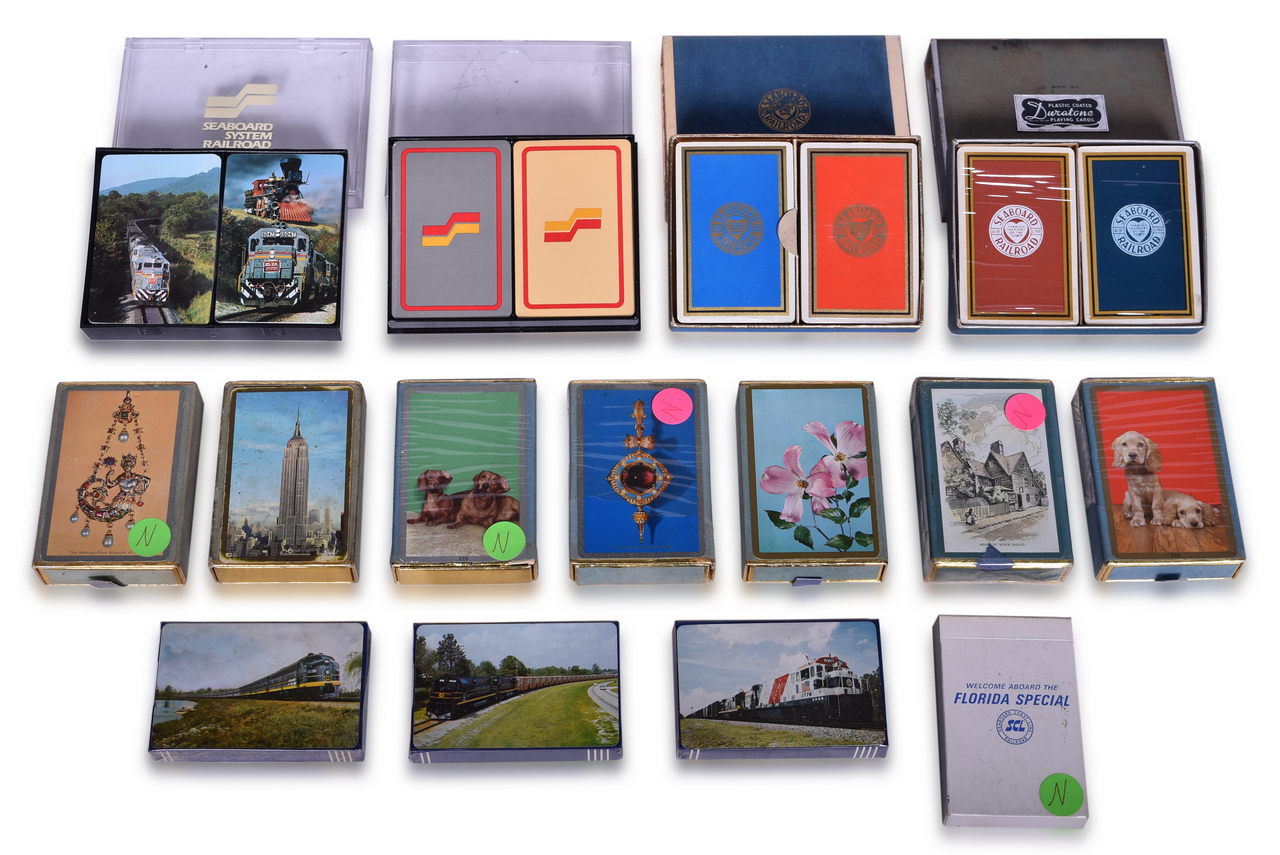 2607 - Nineteen Seaboard Air Line and Seaboard Coast Line Railroad Playing Card Decks thumbnail