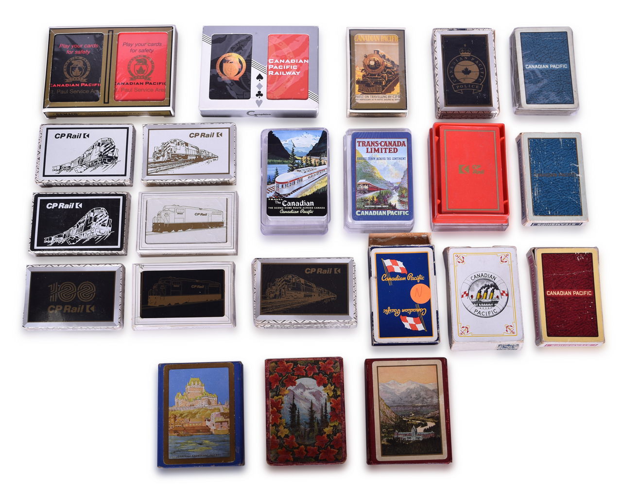 2619 - Twenty-Five Canadian Pacific Railway Playing Card Decks thumbnail