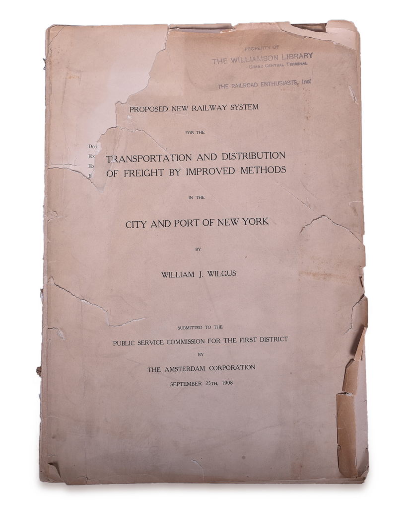 2620 - 1908 Report on Proposed New York / New Jersey New Railway System thumbnail