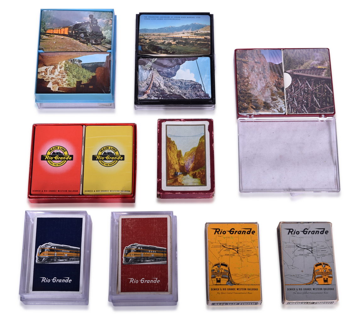 2631 - Thirteen Denver & Rio Grande Western Railroad Playing Card Decks thumbnail