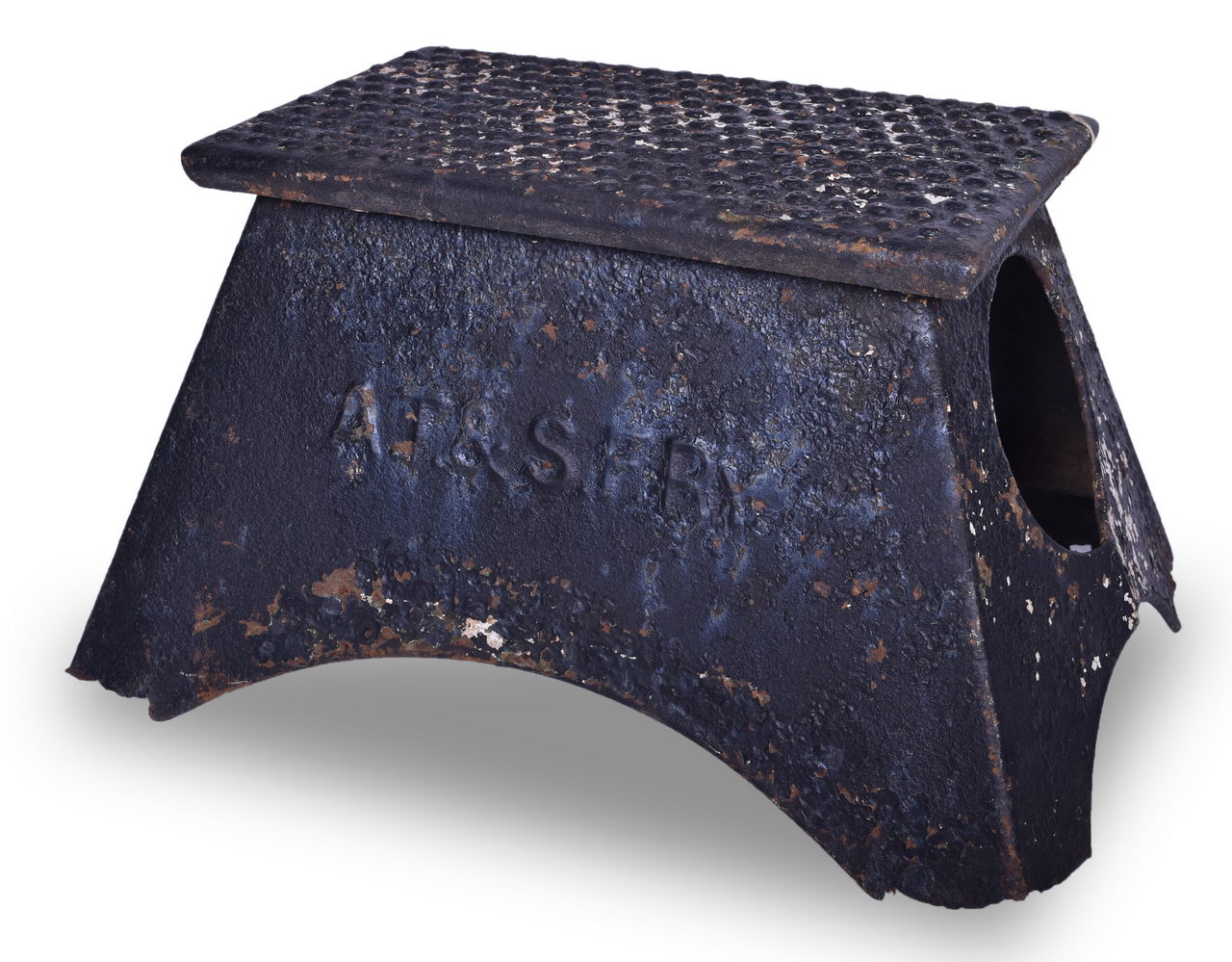 2653 - Atchison, Topeka and Santa Fe Railway Half Passenger Car Step Box thumbnail