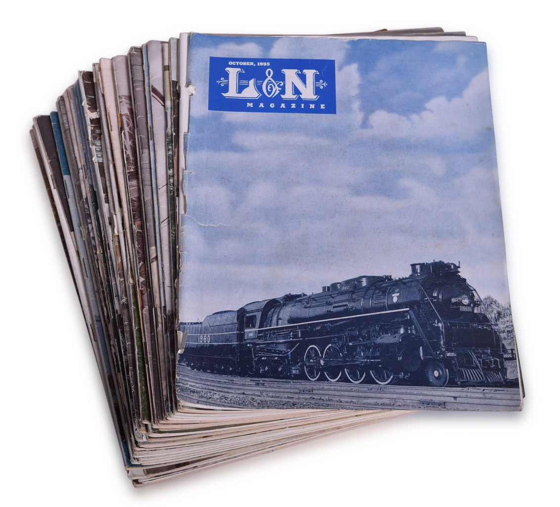 2666 - 32 Issues of L&N Magazine, the Official Magazine of the Louisville and Nashville Railroad thumbnail