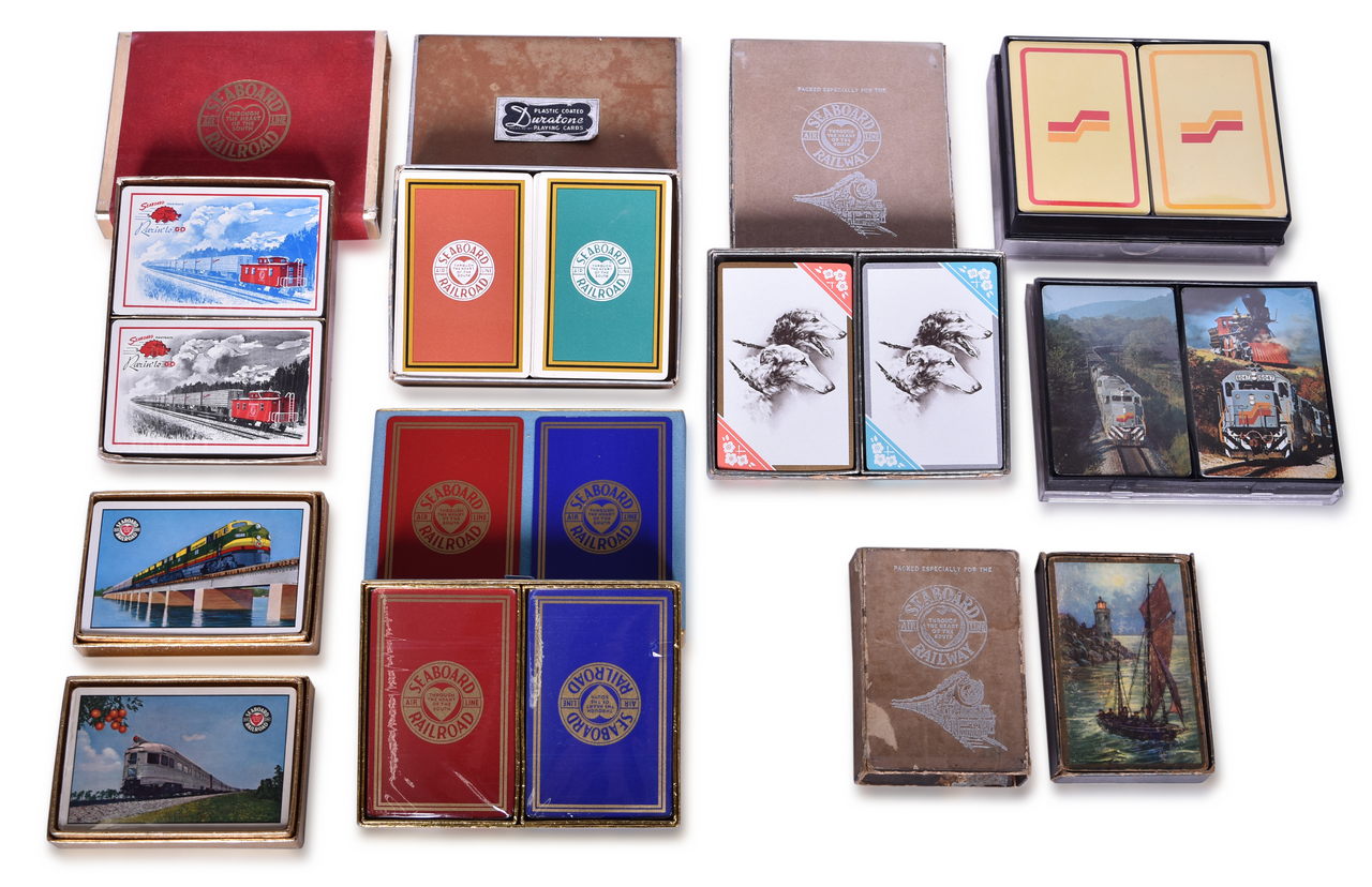 2685 - Fifteen Seaboard Air Line Railroad Playing Card Decks thumbnail