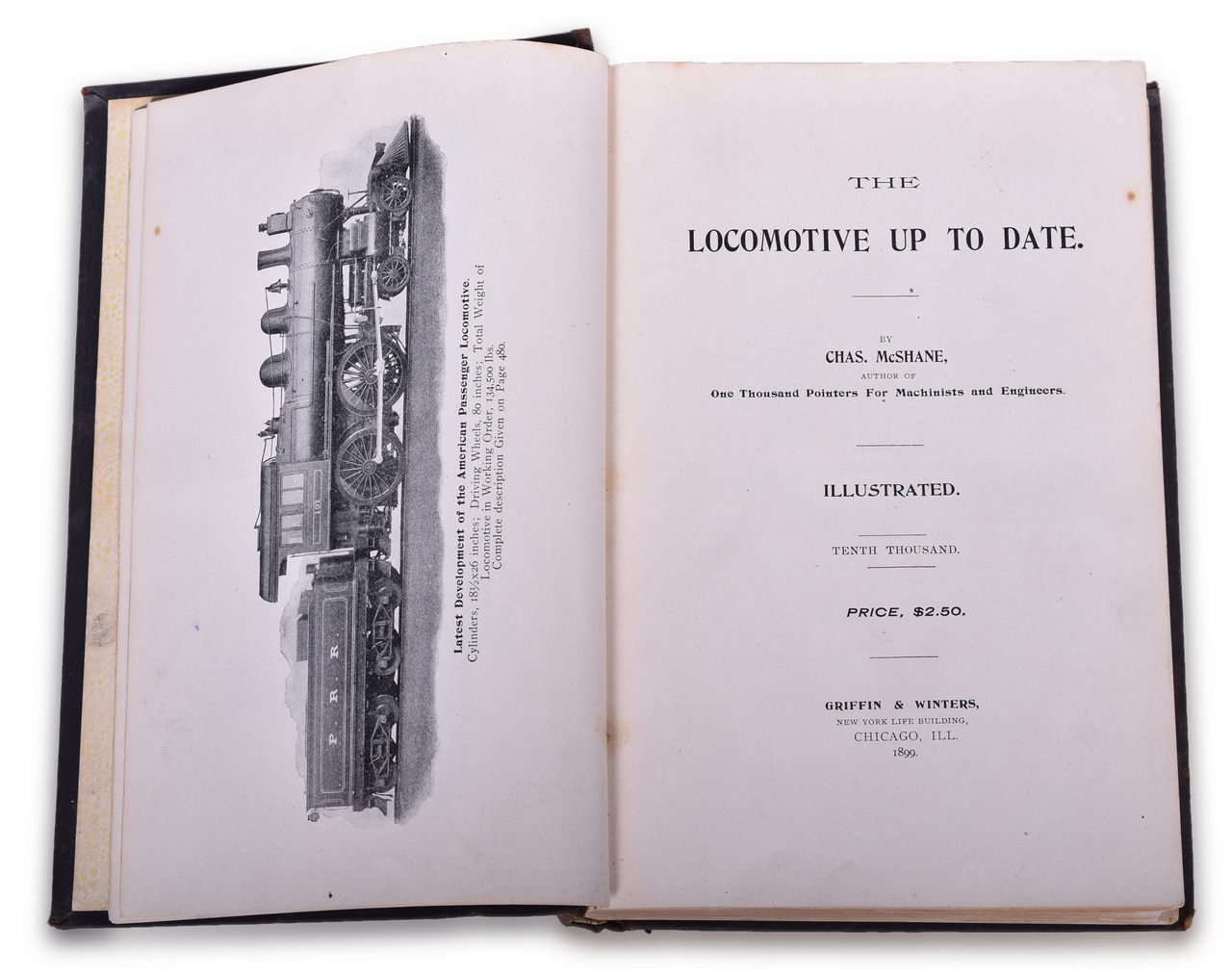 2692 - 1899 The Locomotive Up to Date Book by Chas McShane thumbnail