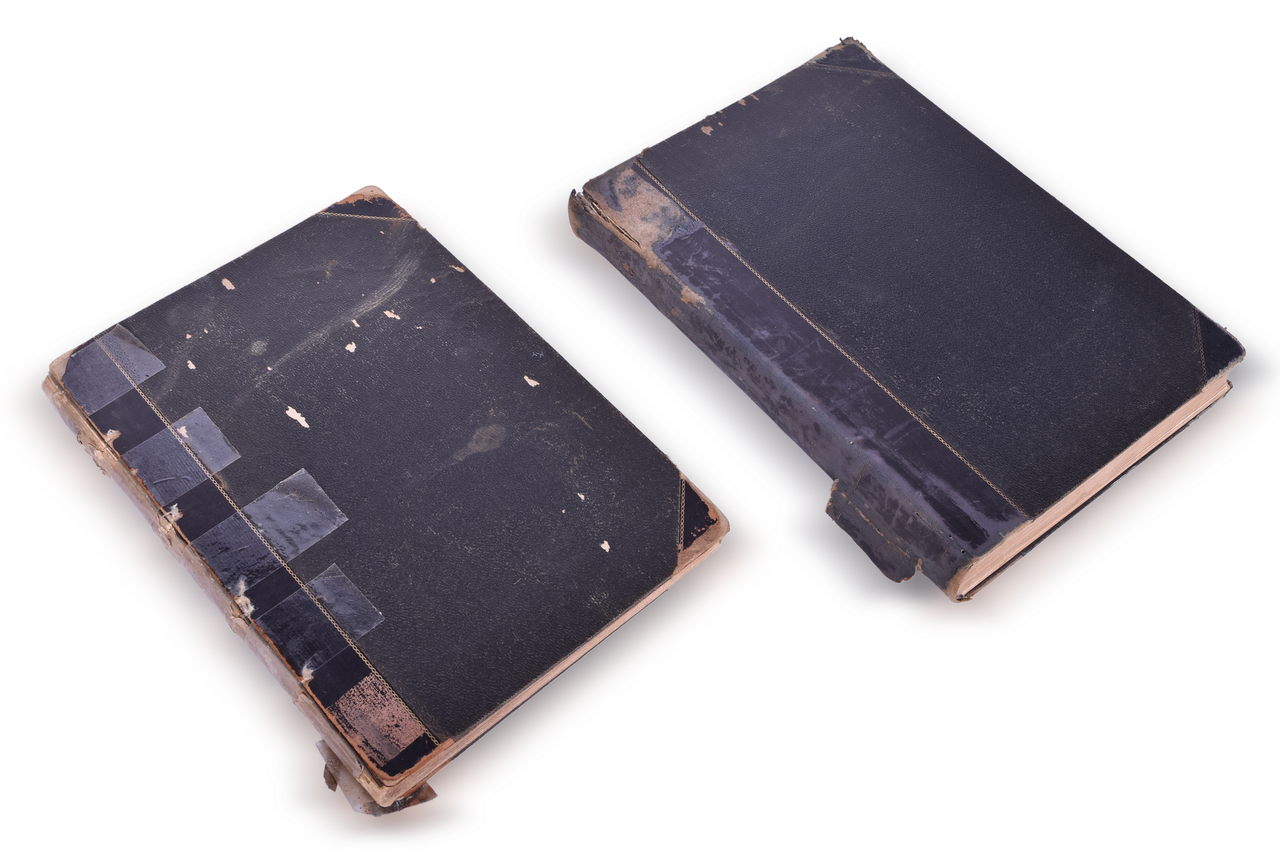 2041 - 1903 and 1904 Railroad Gazette Bound Volumes Number 35 and Number 36 thumbnail