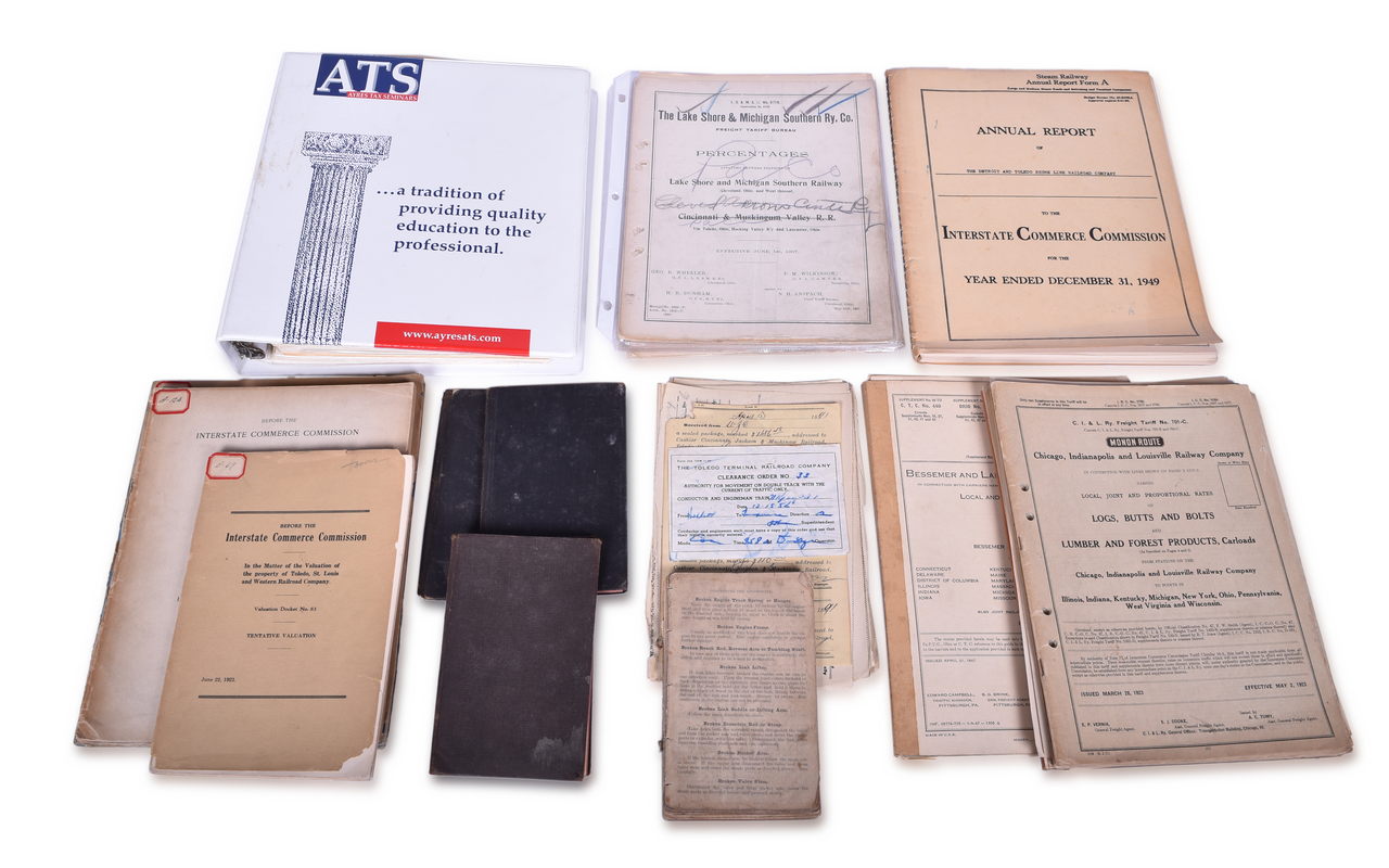 2067 - Group of Lake Shore & Michigan Southern Railroad Paper thumbnail