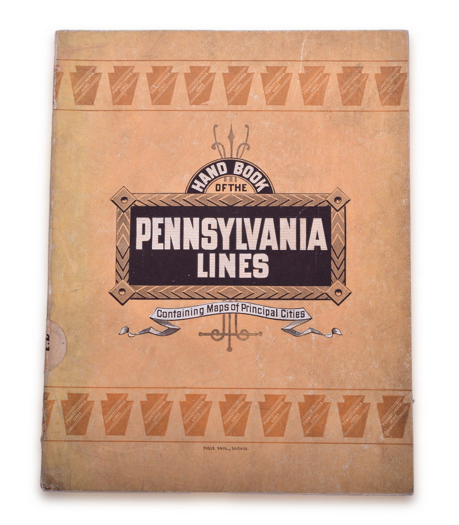 2087 - 1888 Hand Book of the Pennsylvania Lines Containing Maps of Principal Cities - First Edition thumbnail