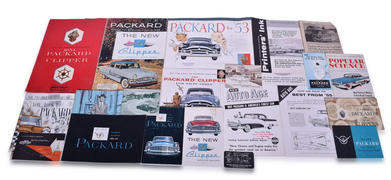 3440 - 23 Pieces of 1950s Packard Automobile Sales and Promotional Literature thumbnail
