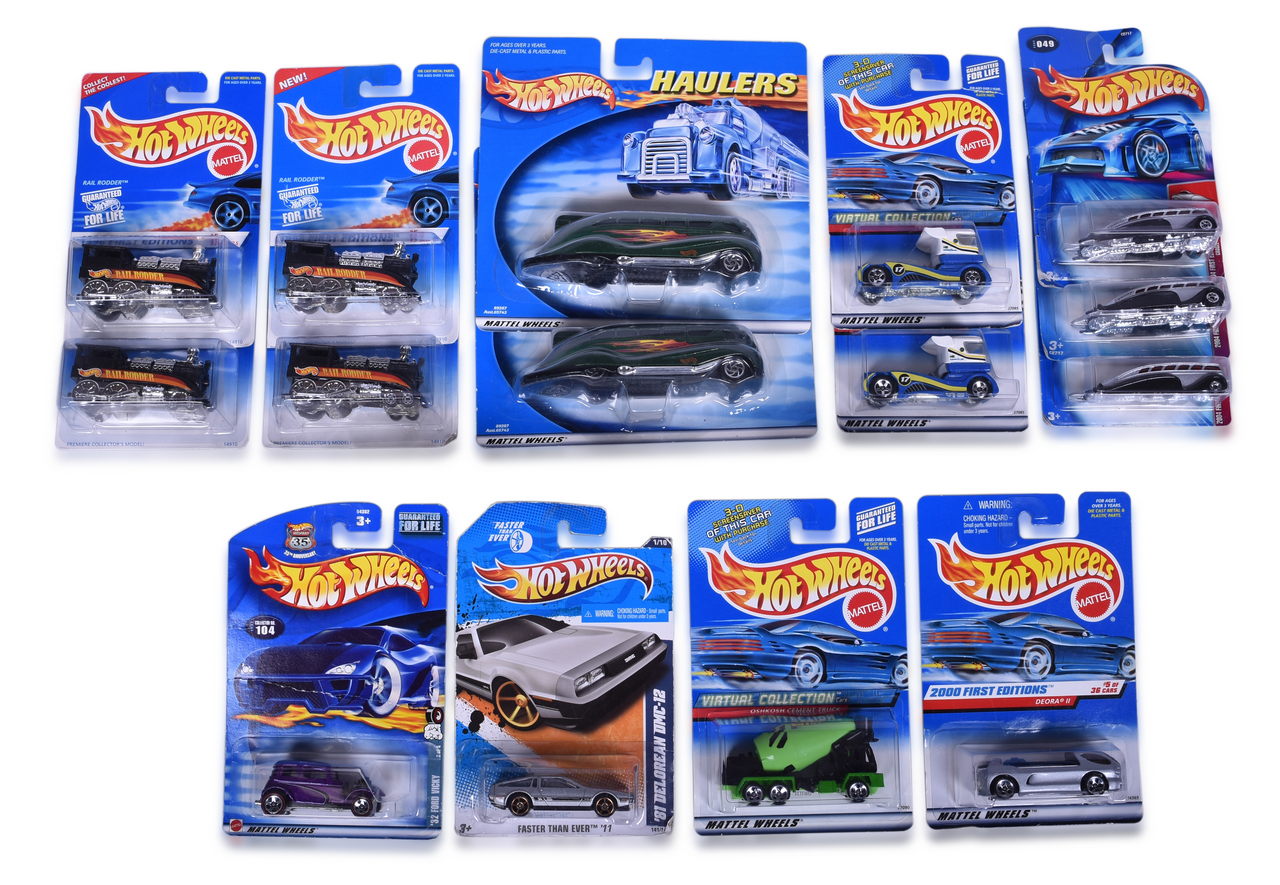 3456 - Group of Fifteen Hot Wheels Die Cast Cars Mint on Card - Haulers, First Editions, and More thumbnail