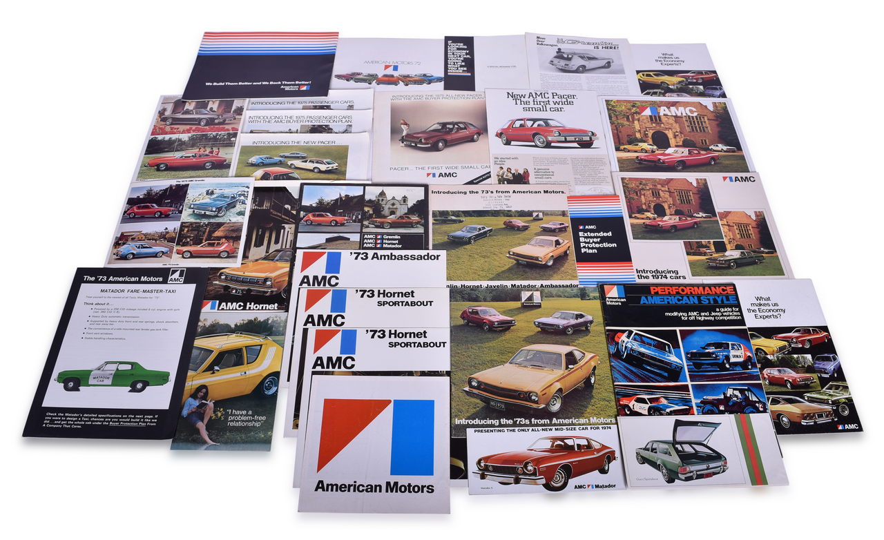 3494 - 31 Pieces of AMC Promotional and Sales Literature 1972-1975 - Gremlin, Hornet, Rambler, etc. thumbnail