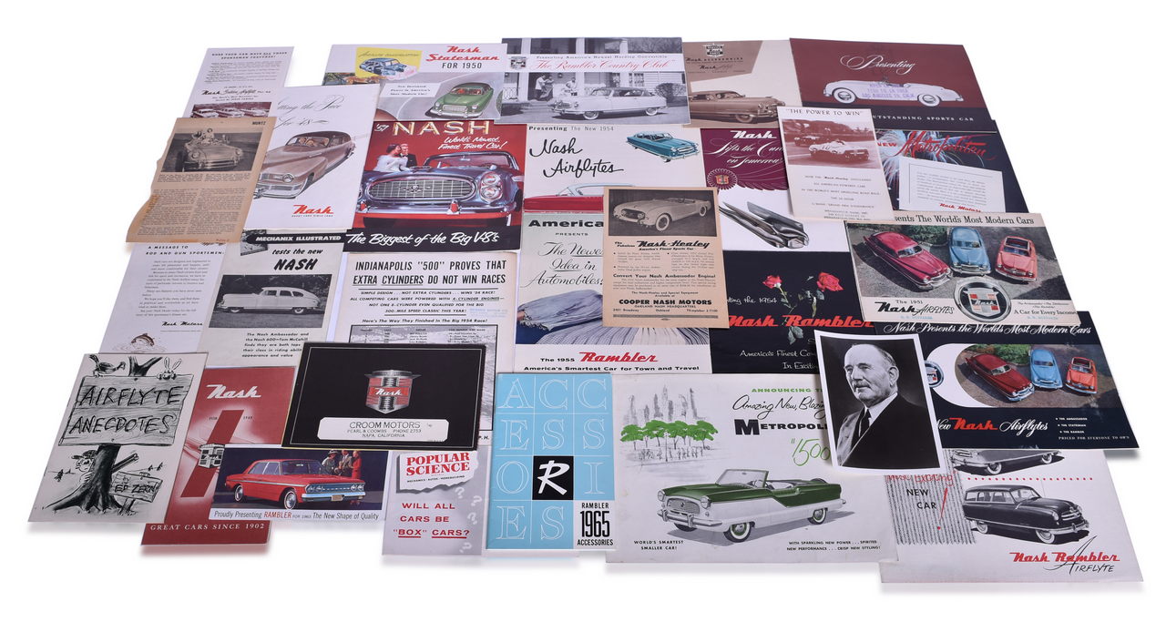 3500 - 30 Pieces of Nash Automotive Promotional and Sales Literature thumbnail