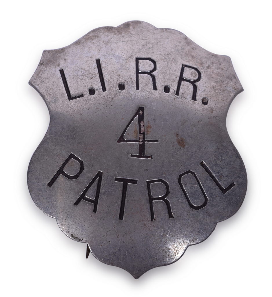 3024 - Long Island Railroad Nickel Police Badge thumbnail