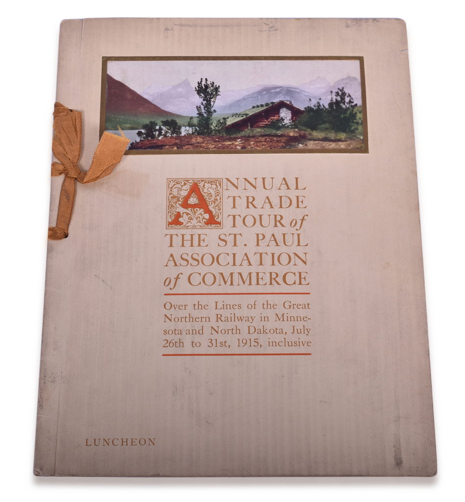 3057 - 1915 Great Northern Railway Special Menu - Annual Trade Tour of the St. Paul Association of Commerce thumbnail