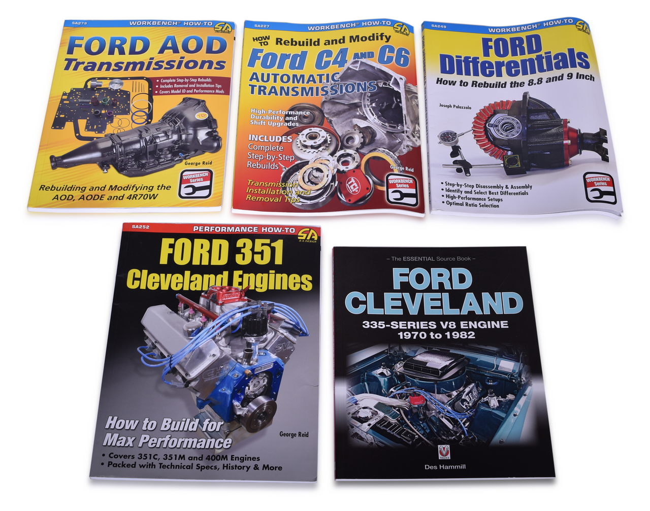3568 - Five Ford Performance Books from SA Design - Engines and Transmissions thumbnail