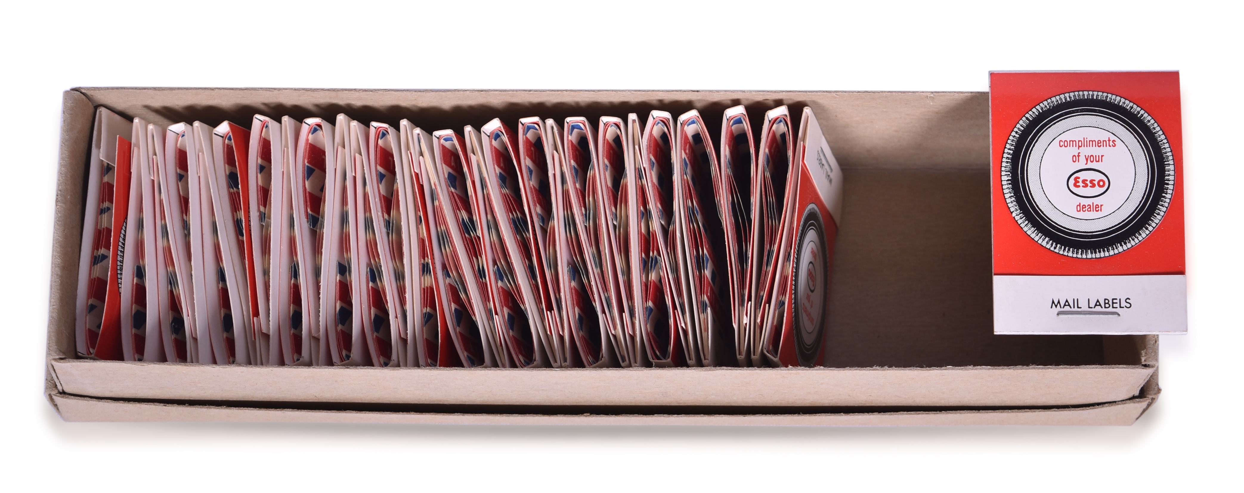 3572A - Group of 28 Esso / Atlas Tire Mailing Label Stamp Booklets thumbnail