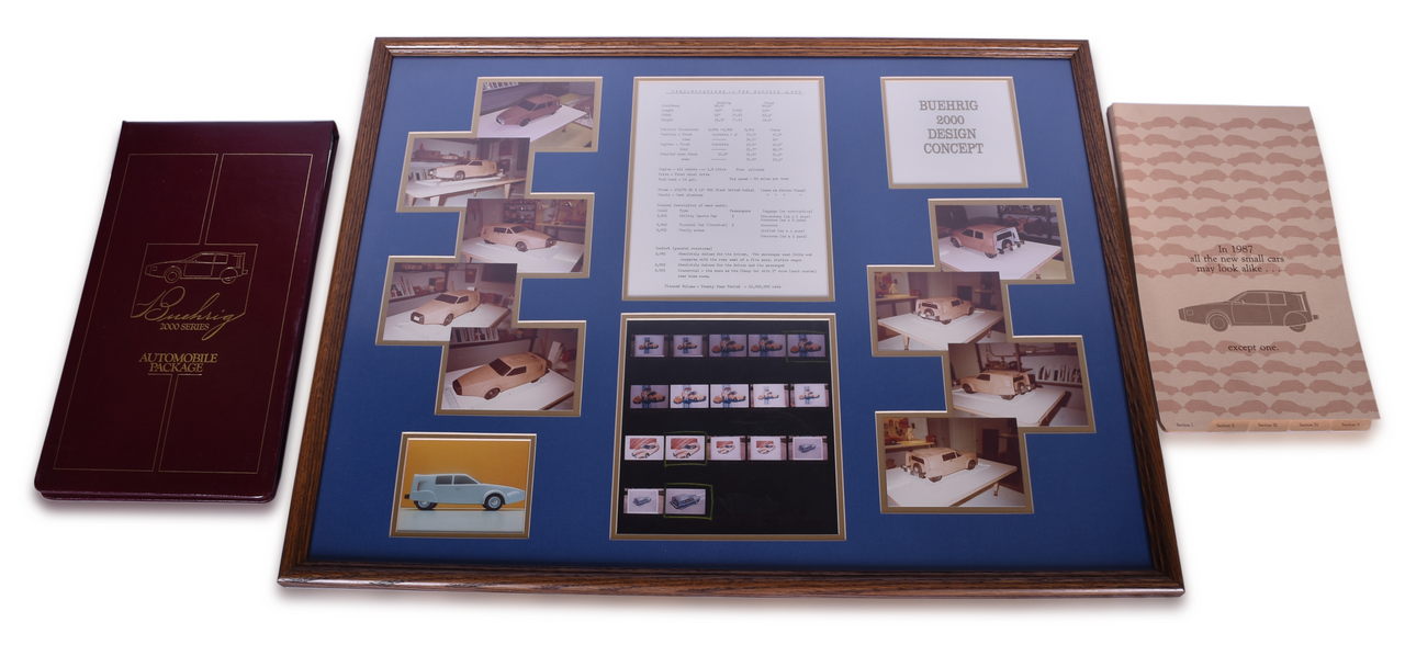 3582 - Buehrig 2000 Concept Vehicle Clay Model Photos, Sketches, and Binder thumbnail