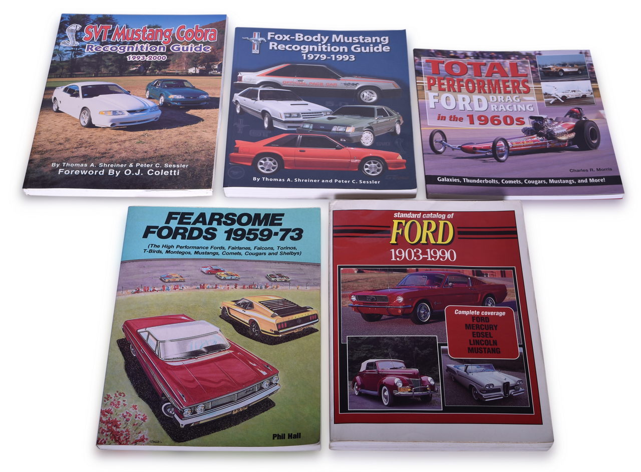 3588 - 5 Ford and / or Mustang History and Recognition Guides - Fox Body, SVT Cobra, Drag Racing, etc. thumbnail