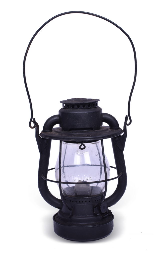 3090 - Lake Erie & Eastern Railroad Dietz Vesta Lantern w/ New York Central Clear Cast Globe thumbnail