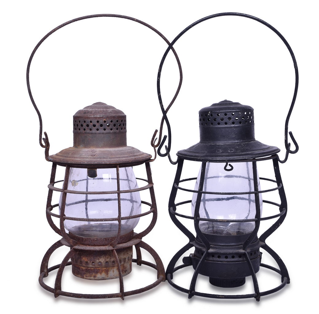 3094 - Armspear Chesapeake and Ohio and Baltimore and Ohio Railroad Lanterns thumbnail