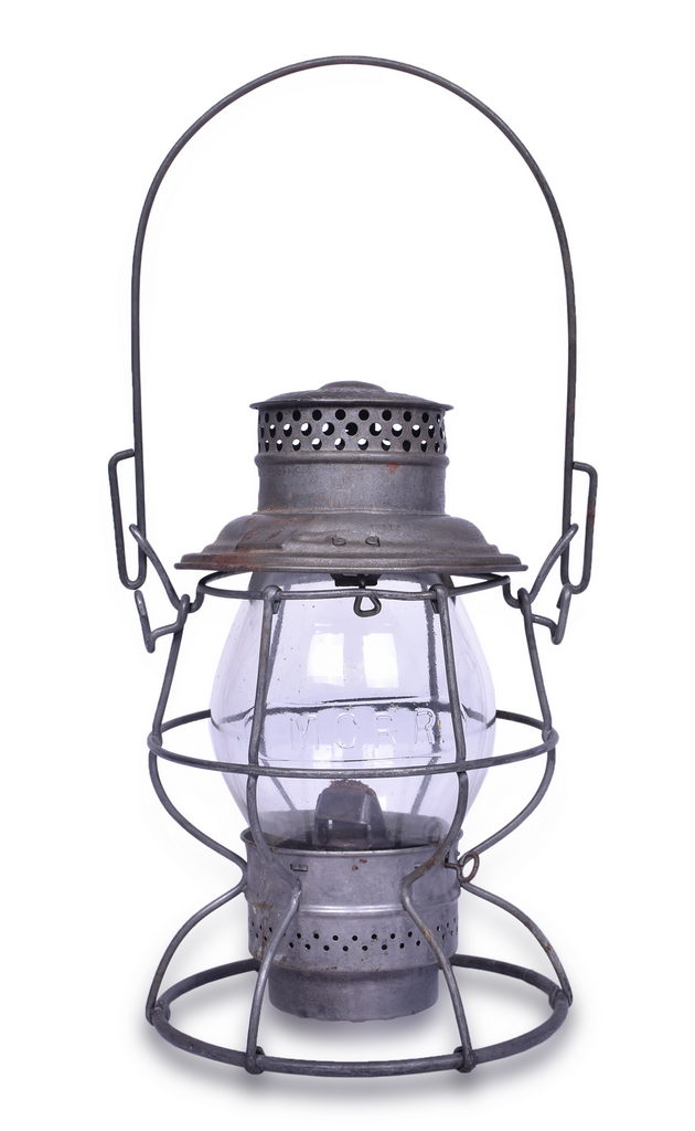 3108 - Adams & Westlake Reliable Michigan Central Railroad Lantern w/ Clear Cast Globe thumbnail