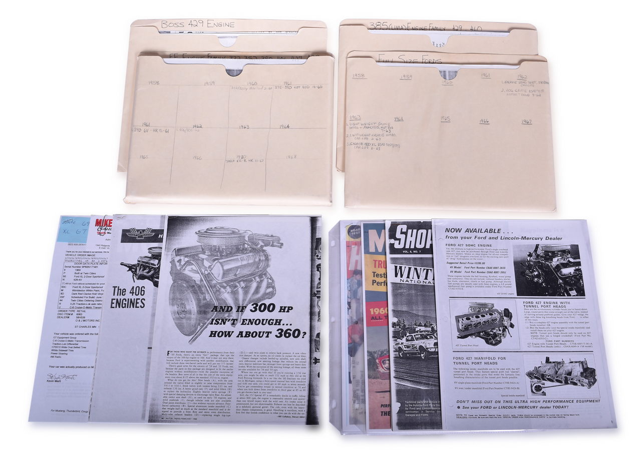 3630 - Group of Ford Engine Research - Boss 429, 385, 332,352, 390, 406, 427, 428, Full Size thumbnail