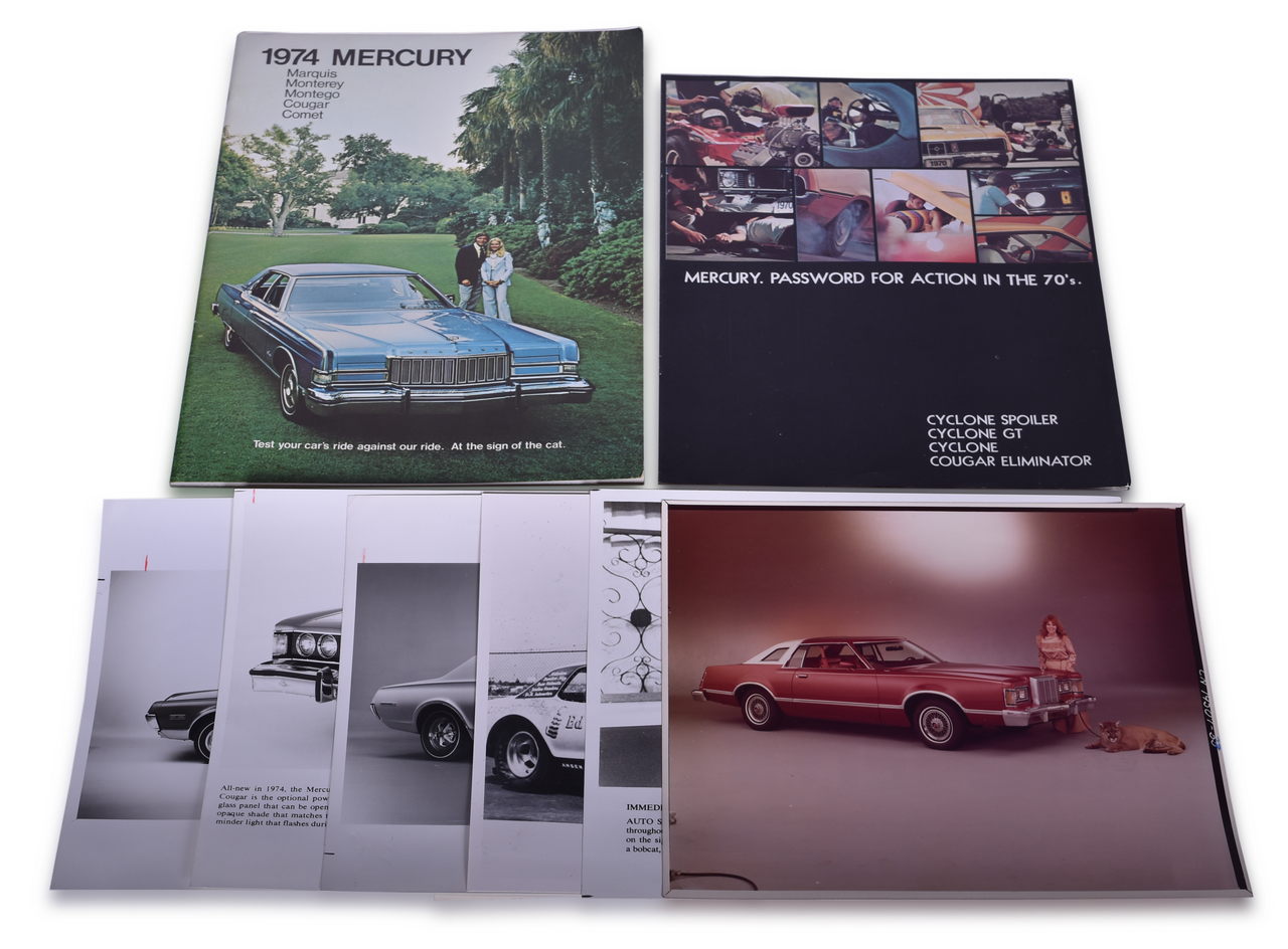 3637 - Mercury Cougar Promotional Photographs and Brochure Guides - Cyclone GT, Eliminator, Marquis, Comet, and More thumbnail