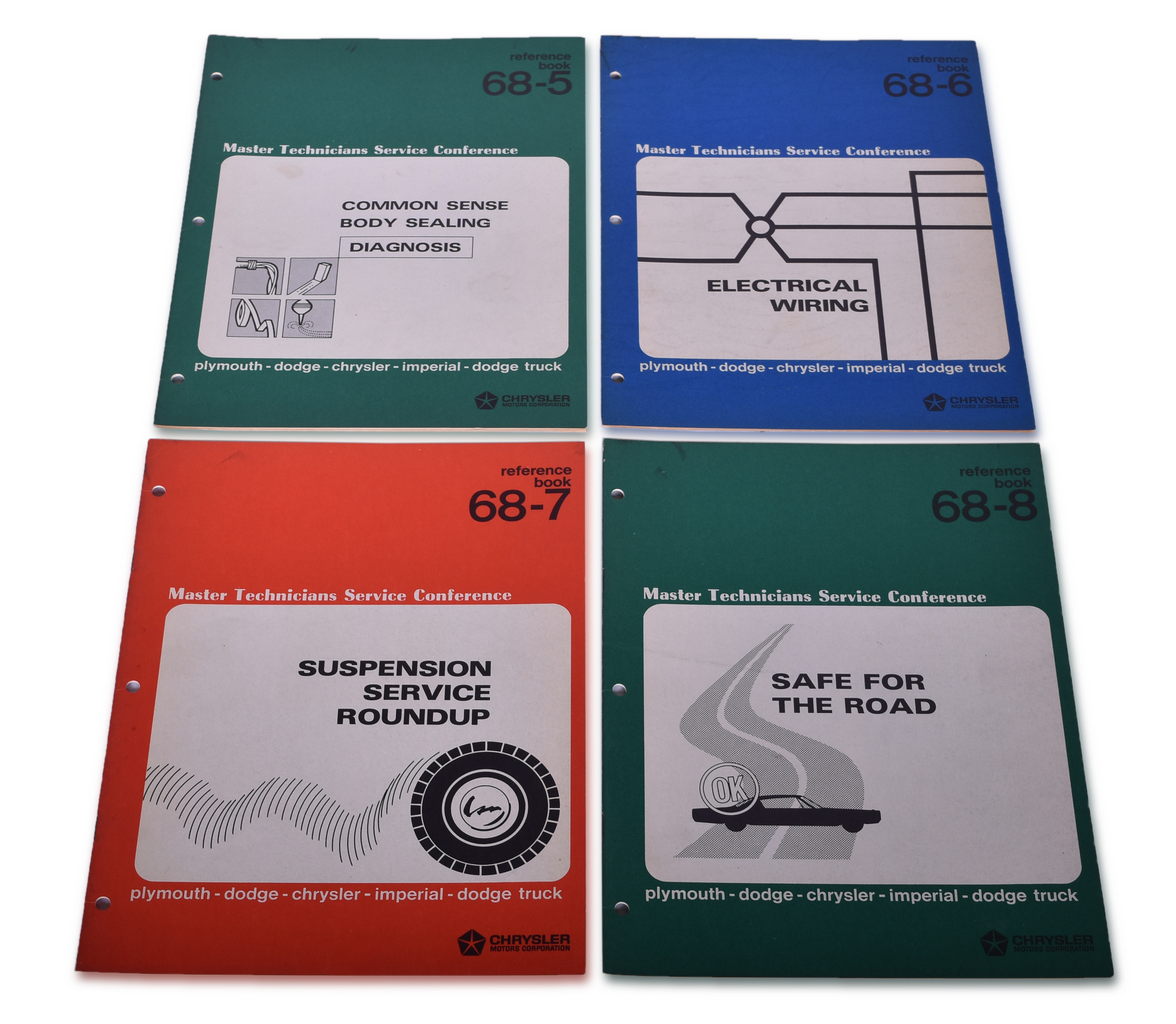 3643 - Group of Four 1968 Chrysler Technical Manuals thumbnail