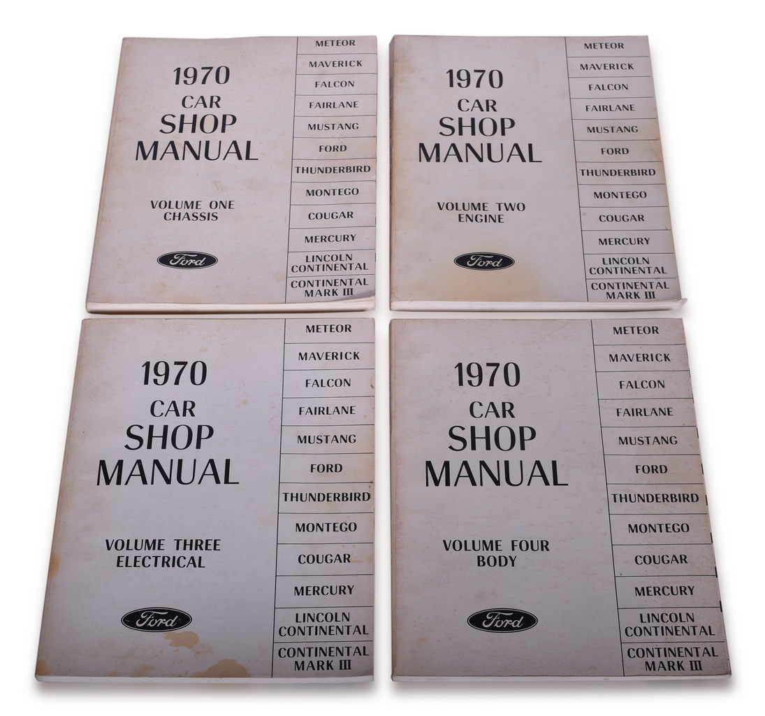 3652 - 1970 Ford Shop Manual Volumes 1-4 thumbnail