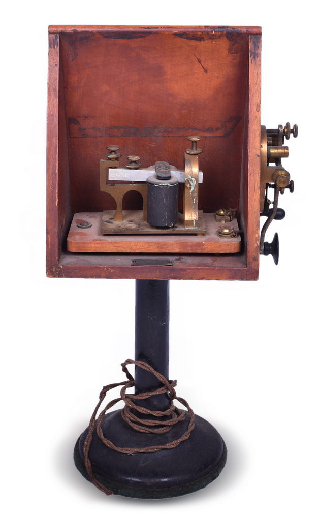 3156 - J.H. Bunnell Desk Telegraph Sounder and Key thumbnail