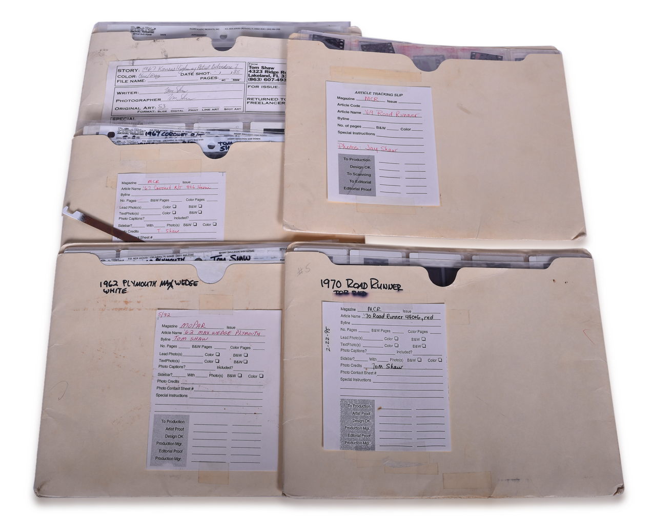 3673 - Mopar B-Body 35 mm Slide Collection - 1967 Belvedere, 1969 Road Runner, 1962 Max Wedge Plymouth, and More thumbnail