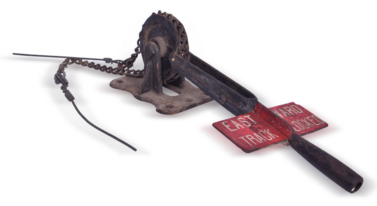 3164 - Chicago and North Western Train Order Signal Lever thumbnail