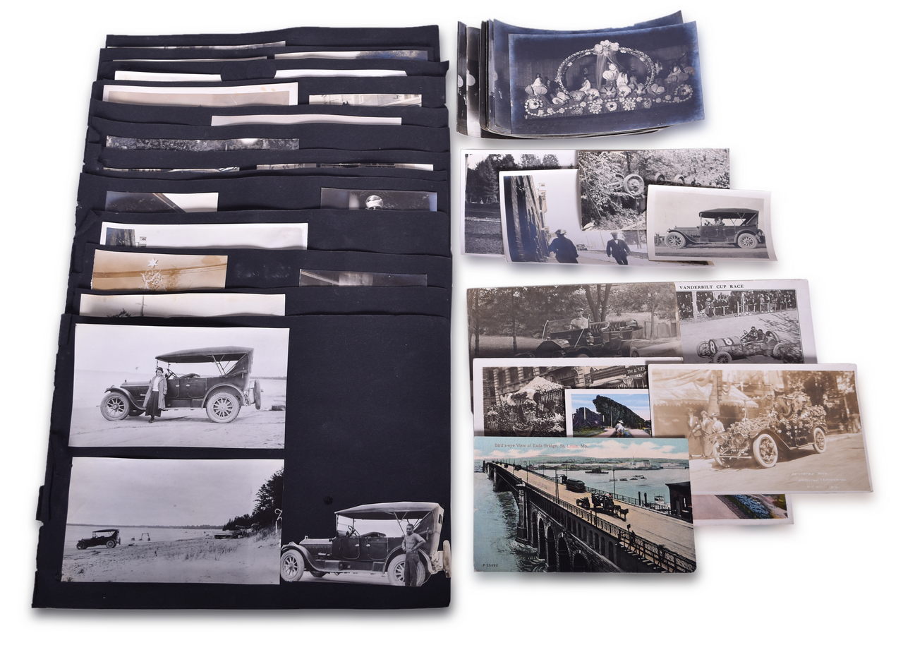 3693 - Collection of Early 1900s Automobile Photographs and Post Cards thumbnail
