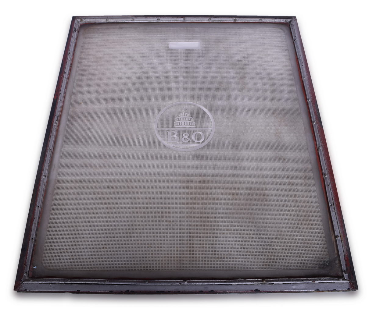 3222 - Baltimore and Ohio Railroad Privacy Glass Window w/ Capitol Dome Logo thumbnail