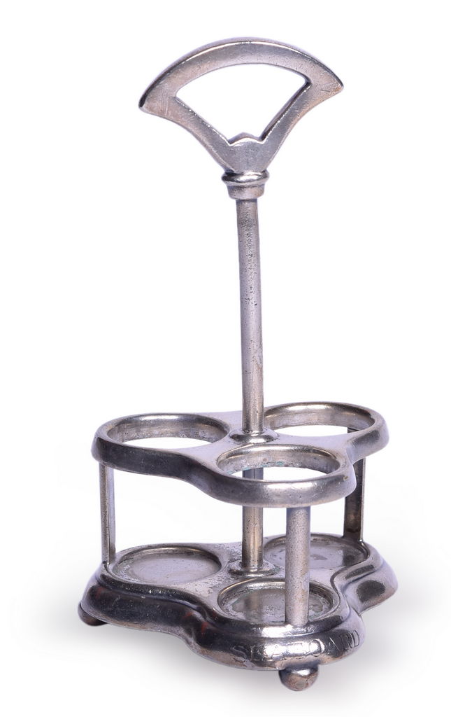 3253 - 1922 Seaboard Air Line Railroad Silver Cruet Set Holder thumbnail