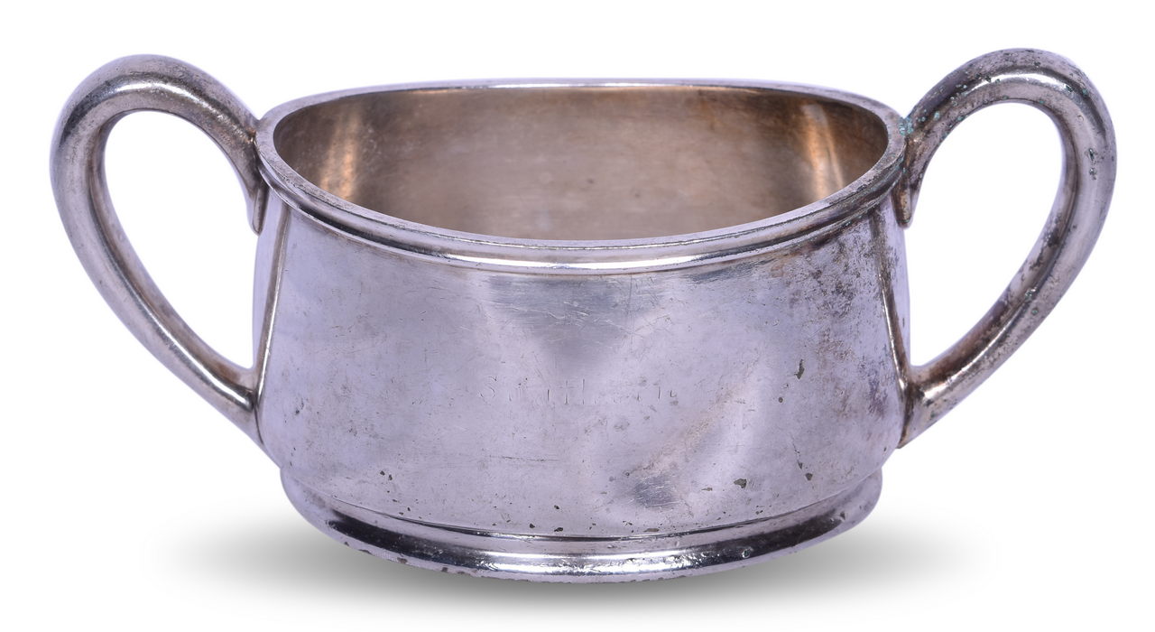 3255 - Reed & Barton Southern Railway Silver Double Handled Sugar Bowl 16 Oz thumbnail