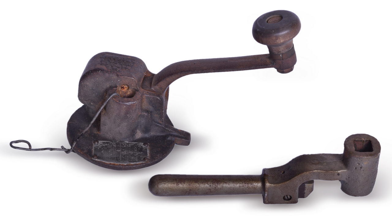 3268 - Westinghouse Railroad Trolley Control Handle and Brake Lever thumbnail