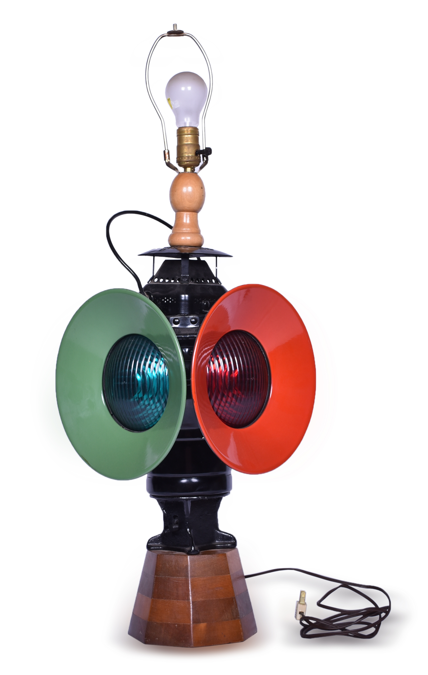 3317 - Adlake Switch Lamp w/ Day Targets Converted to Table Lamp thumbnail