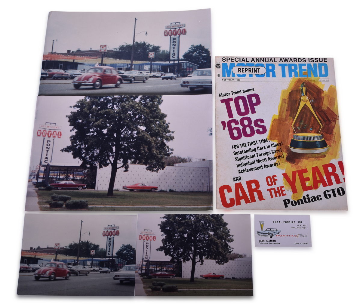 3612 - Ace Wilson's Royal Pontiac Memorabilia Lot thumbnail